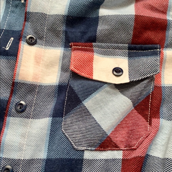 Red white and blue flannel - Picture 2 of 4